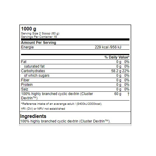 GN Cluster Dextrin - 1000g Beutel