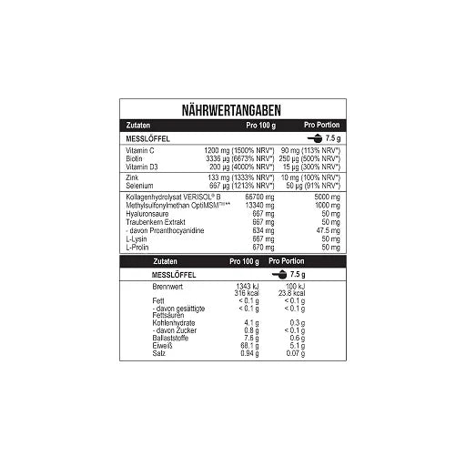 MST - Beauty Collagen Verisol OptiMSM 225g