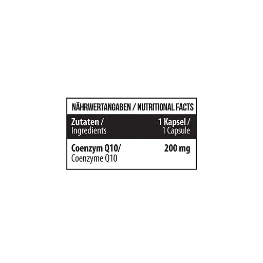 MST - Coenzyme Q10 - 200 mg 60 Kapseln