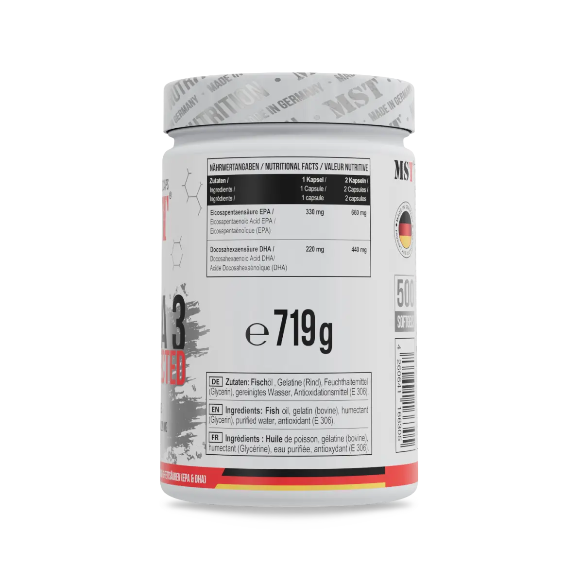 MST - Omega 3 Selected 500 Kapseln