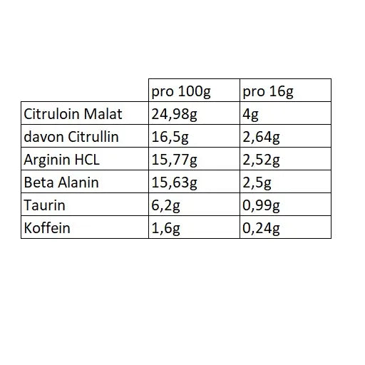 NNT Pre Workout Booster 240g