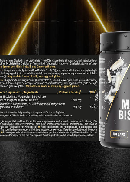 Peak Magnesium Bisglycinate 120 Kapseln