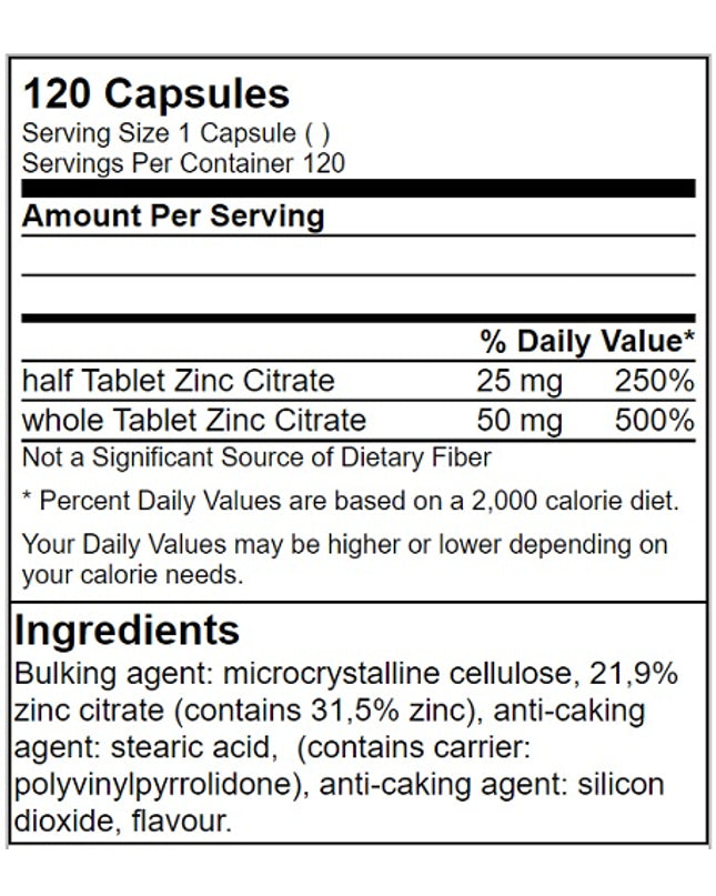 GN Zinc Citrate - 120 Tabl.