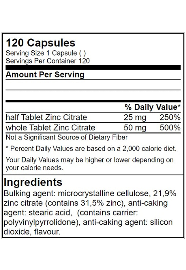 GN Zinc Citrate - 120 Tabl.