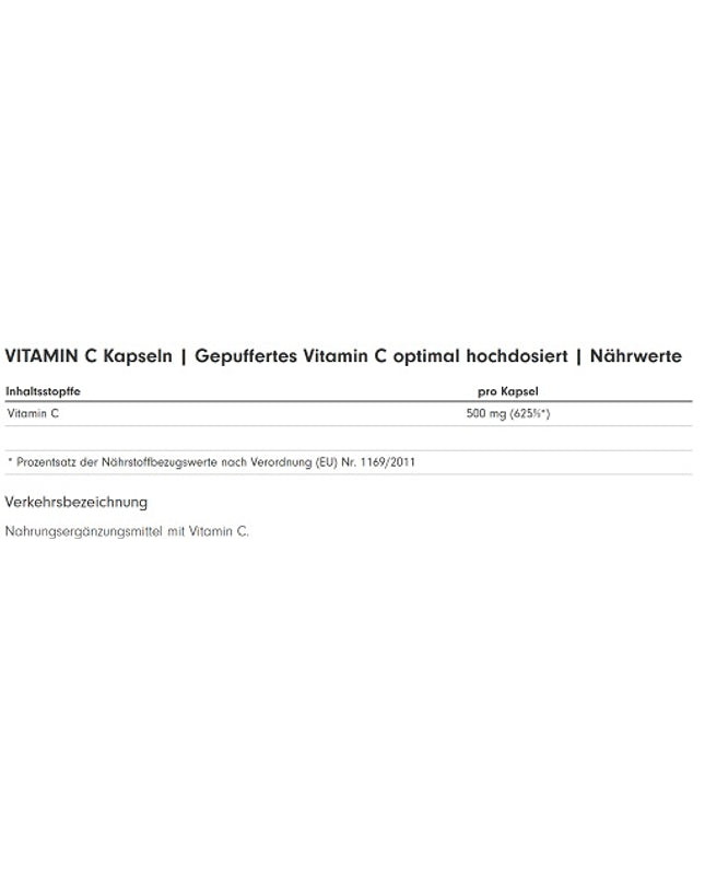ProFuel Vitamin C gepuffert 365 Kapseln