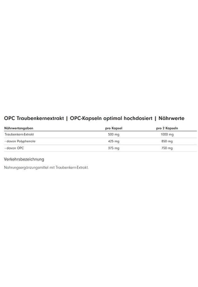 ProFuel OPC Traubenkernextrakt 240 Kapseln