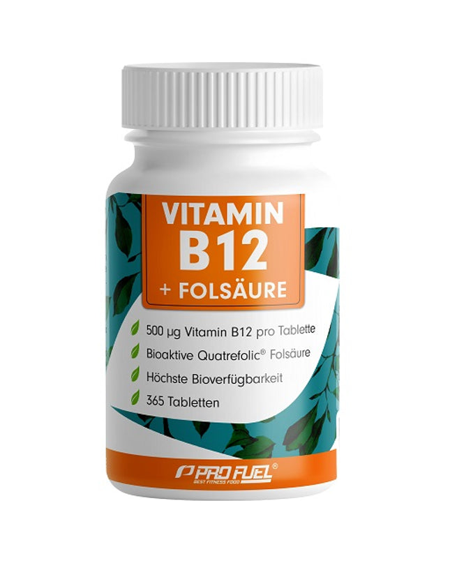 ProFuel Vitamin B12  Folsäure 365 Tabletten