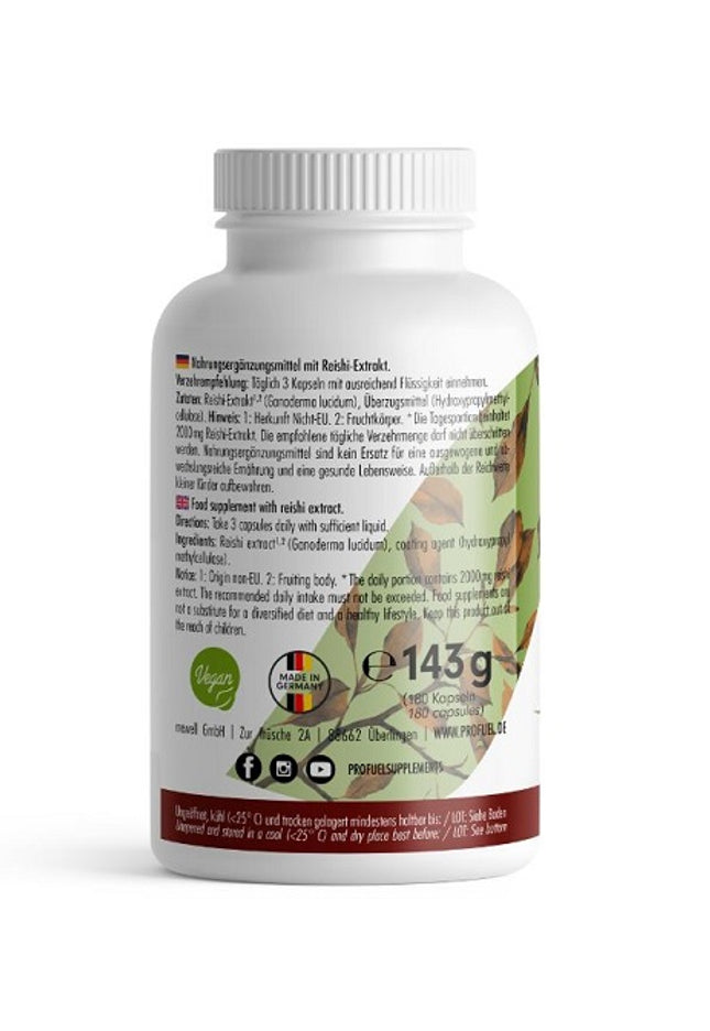 ProFuel REISHI Vitalpilz 180 Kapseln