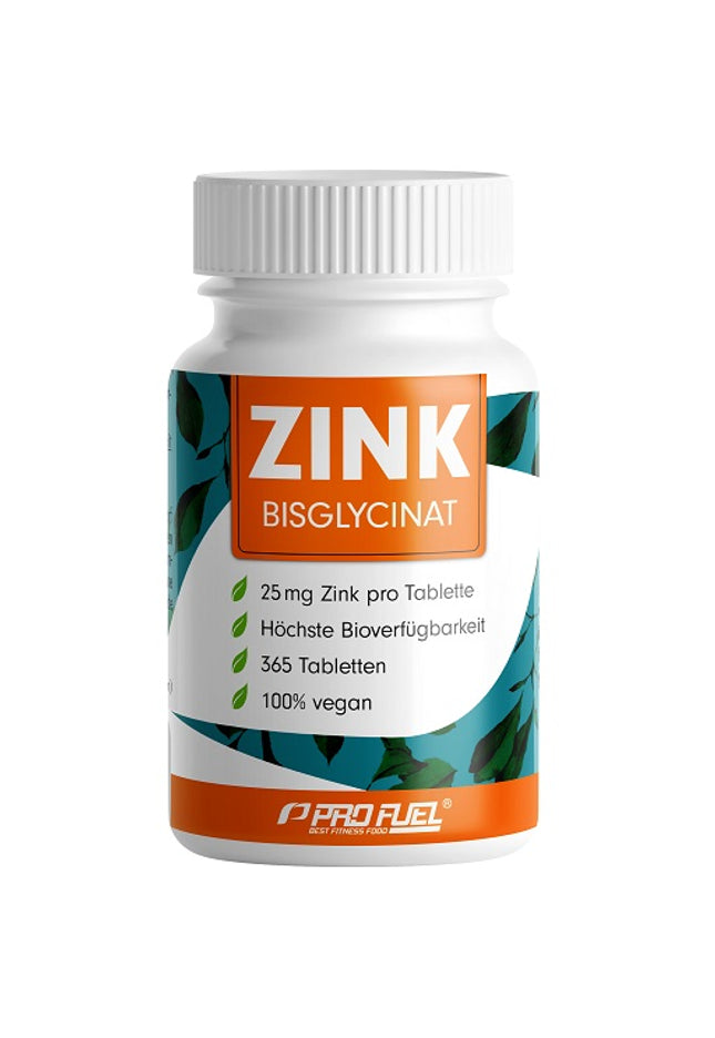 ProFuel Zink Bisclycinat hochdosiert 365 Tabletten