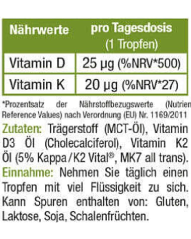 Sinob Vitamin D3  K2 Tropfen 10ml