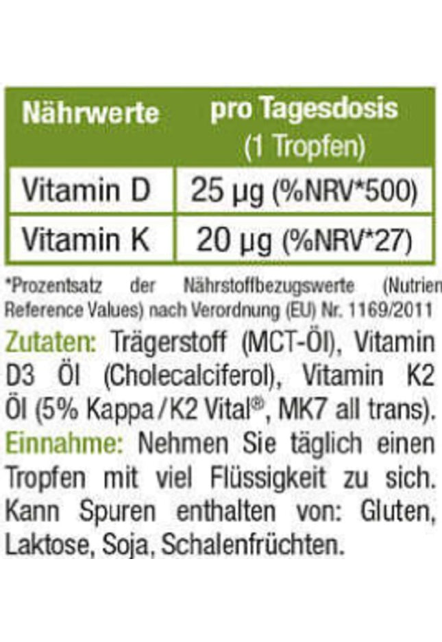 Sinob Vitamin D3  K2 Tropfen 10ml