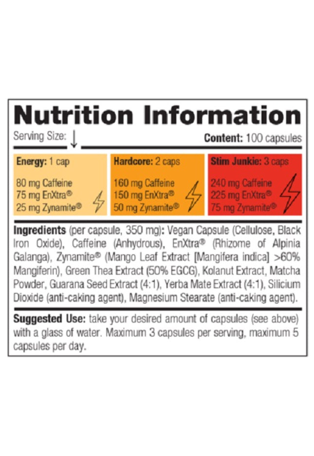 Stacker2 Stim Junkie - 100 Kapseln