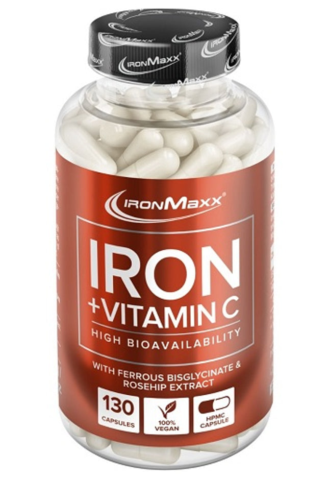 IronMaxx Eisen  Vitamin C - 130 Kapseln