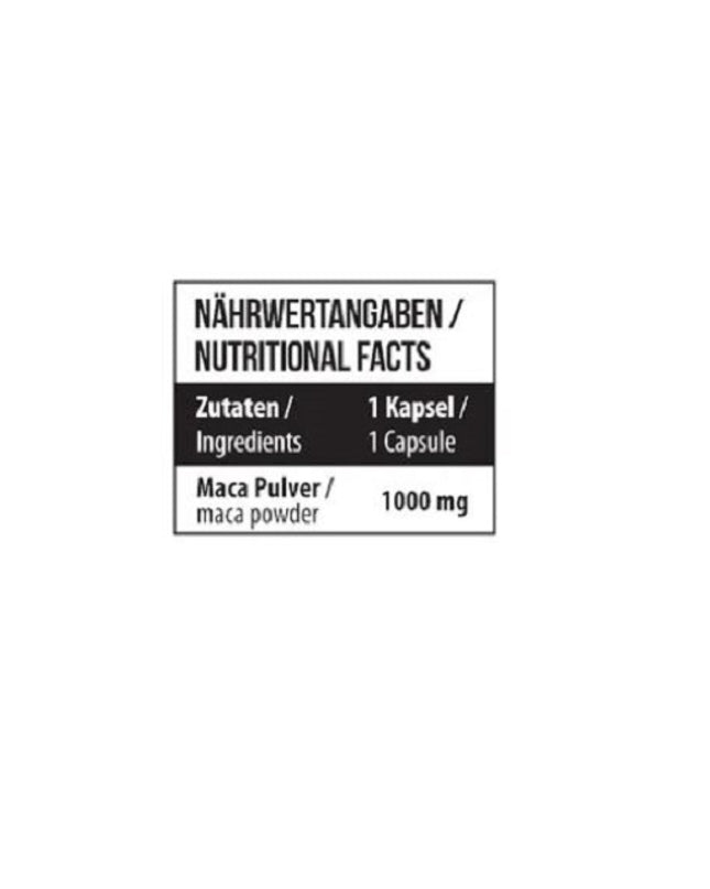 MST - MACA 1000mg - 120 Caps