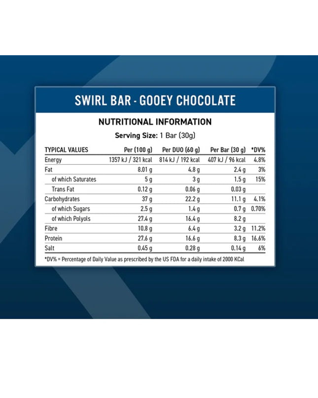 Applied Nutrition SWIRL Bar(12x60g)