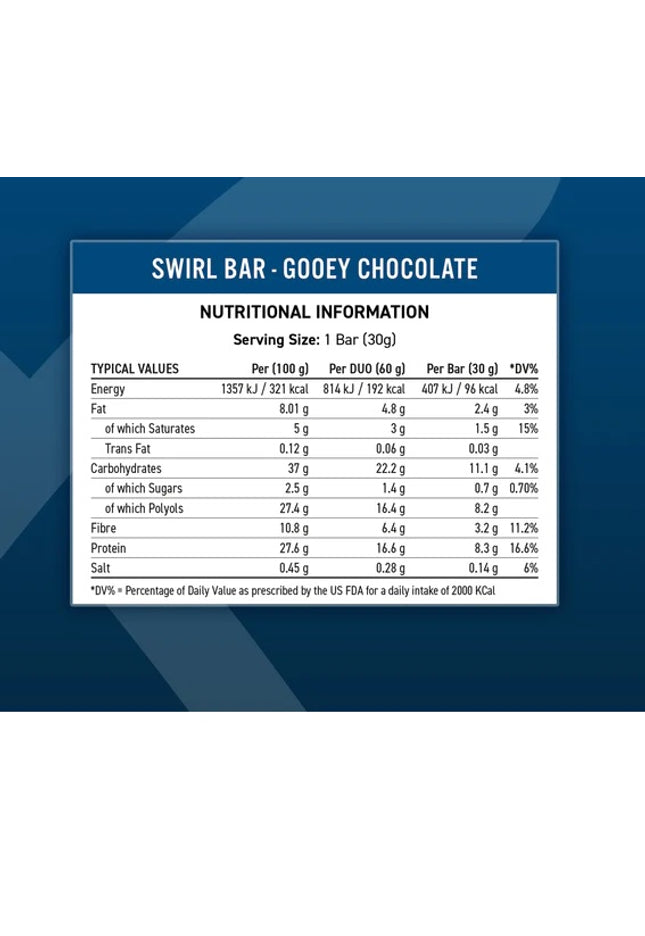 Applied Nutrition SWIRL Bar(12x60g)