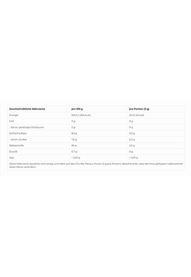 More Nutrition Chunky Flavour 150g