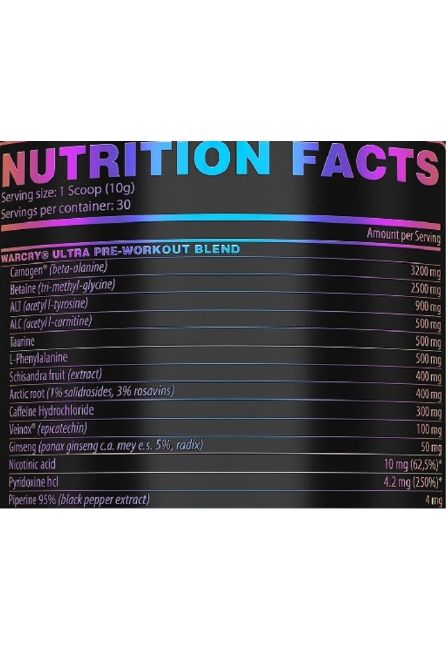 Genius Nutrition - Warcry ULTRA 300g