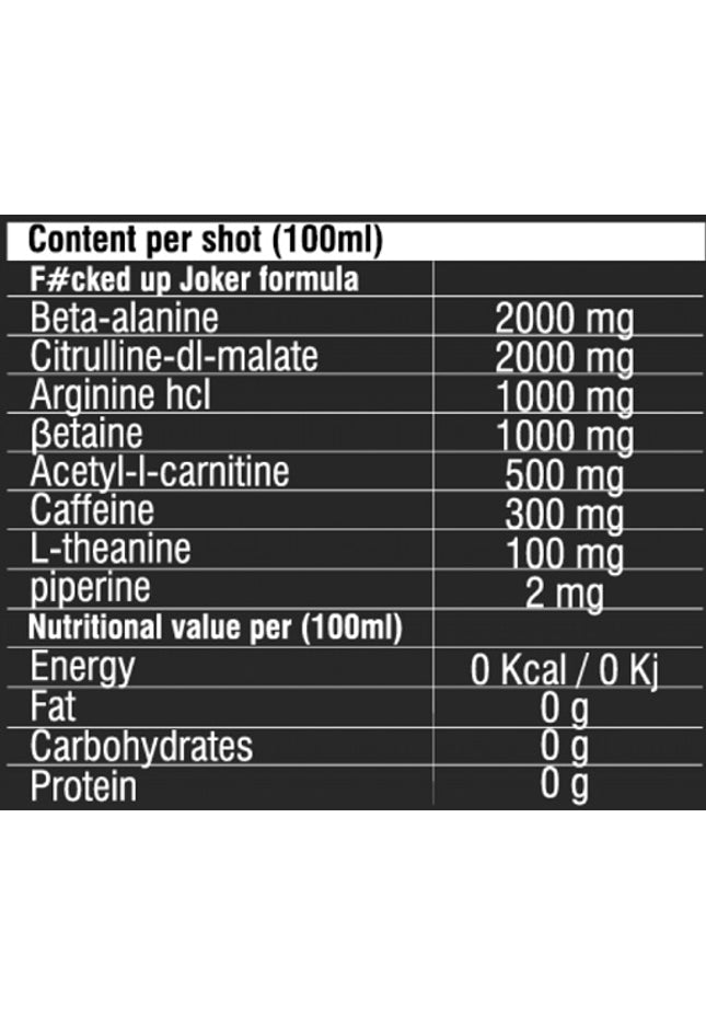 Swedish Supplements Fucked Up Headshot 16x100ml