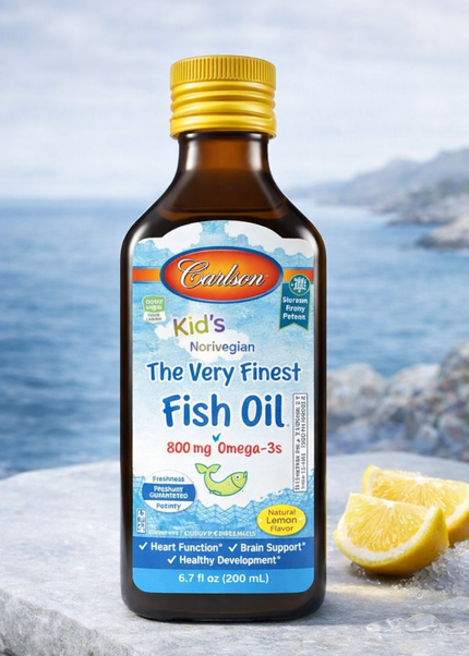 Carlson Labs  Kid´s The Very Finest Fish Oil - 200ml Lemon