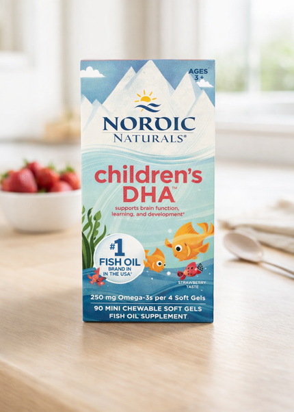 Nordic Naturals Children's DHA Omega 3, Strawberry - 90 Softgels