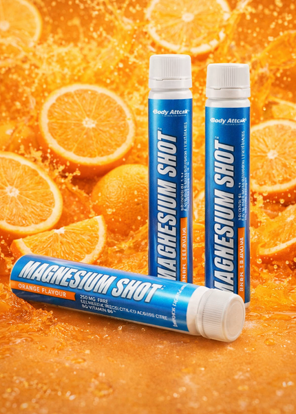 Body Attack Magnesium Shots 20x25ml - Orange