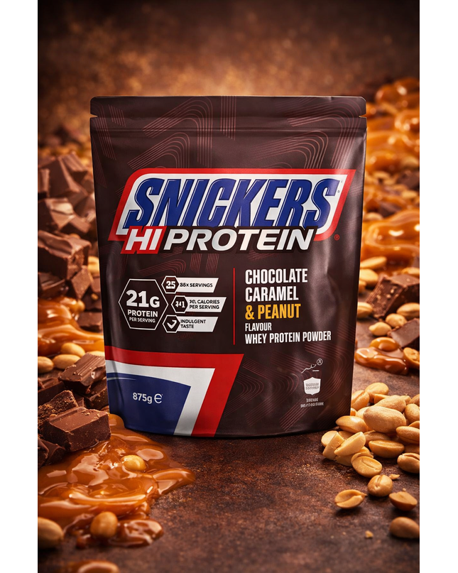 Snickers Protein Powder 875g/455g - Chocolate, Caramel & Peanut