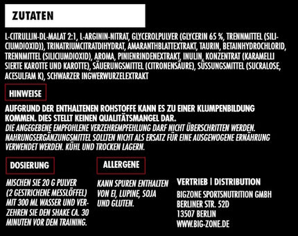 Big Zone Bloodstorm 2.0 300g