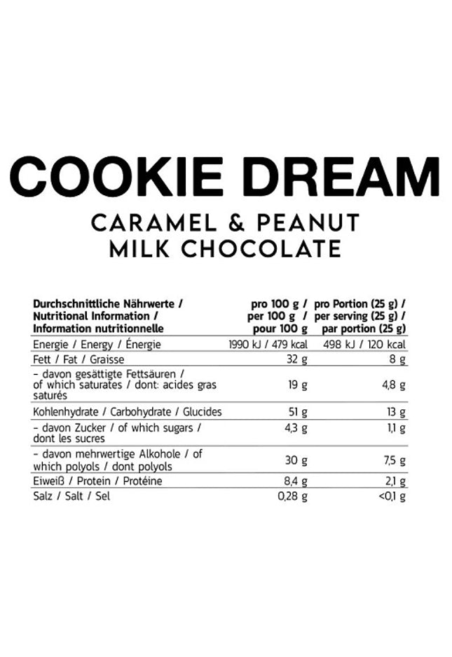 INLEAD Cookie Dream Caramel & Peanut 125g