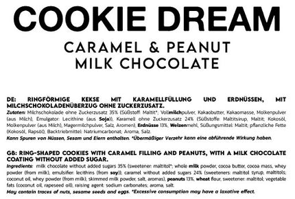 INLEAD Cookie Dream Caramel & Peanut 125g