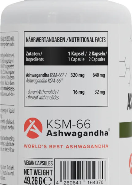 MST - Ashwagandha KSM-66® - 60 Caps