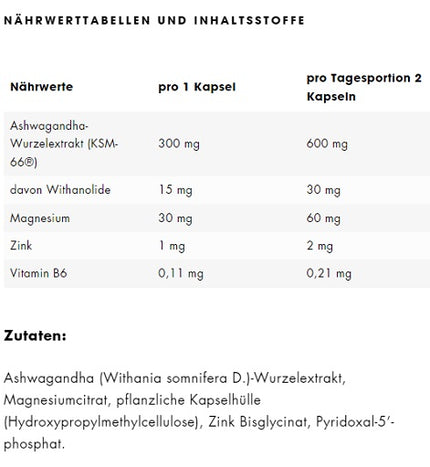 ESN Ashwa 120 Kapseln