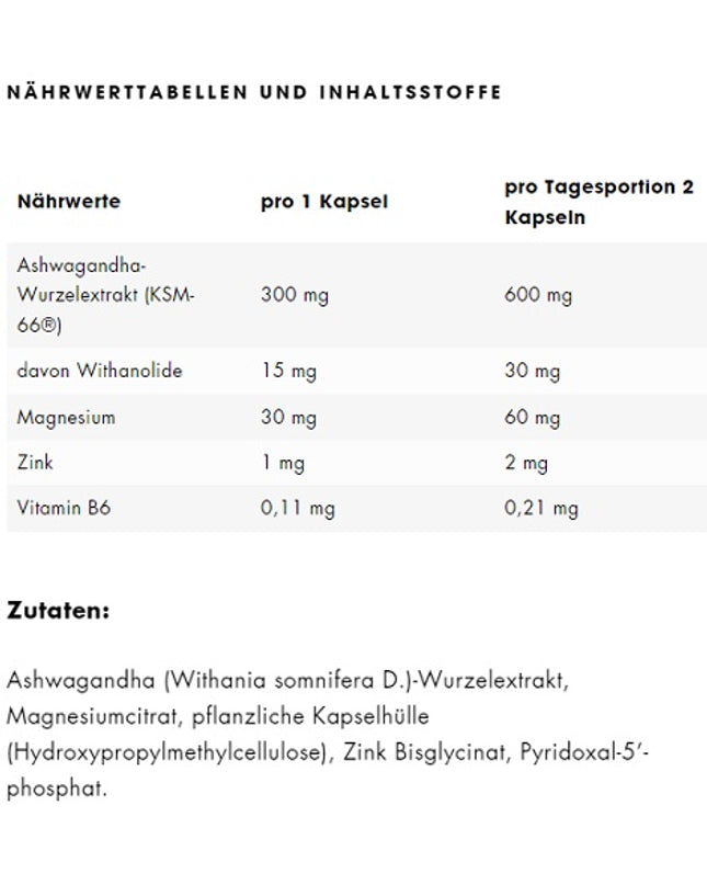 ESN Ashwa 120 Kapseln
