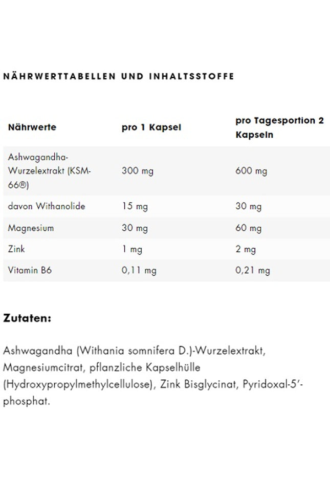 ESN Ashwa 120 Kapseln