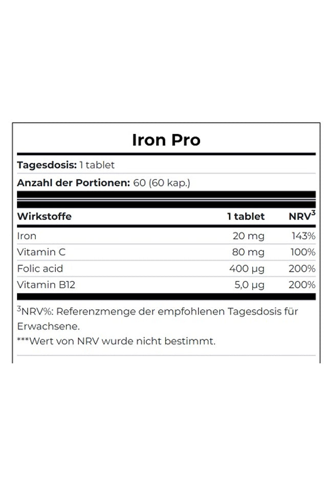 Scitec Iron Pro 60 Tabletten