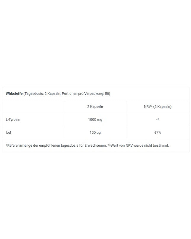 BioTech Tyrosine 100 Kapseln