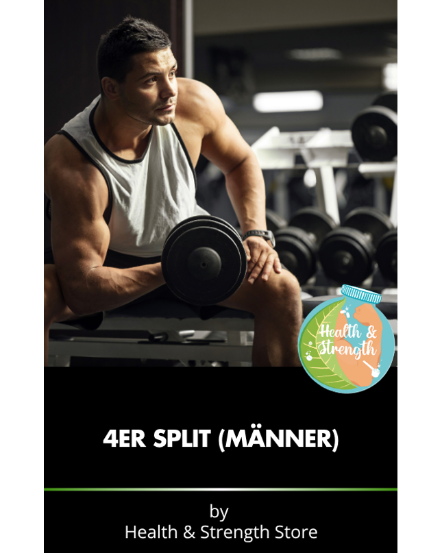 4er Split Trainingsplan Männer