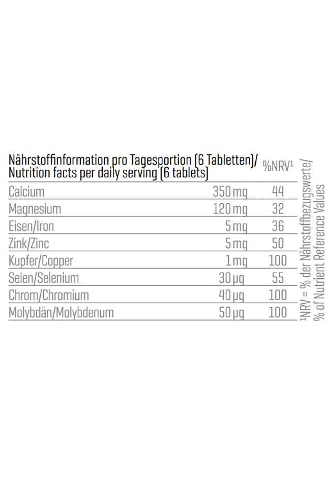 Body Attack Basentabletten 120 Caps