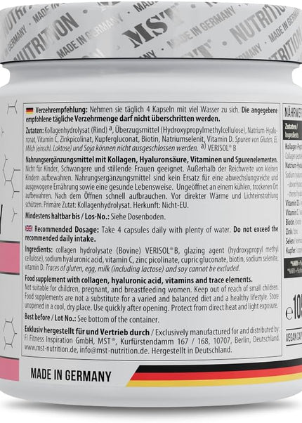 MST - Skin Beauty Formula - 120 Kapseln