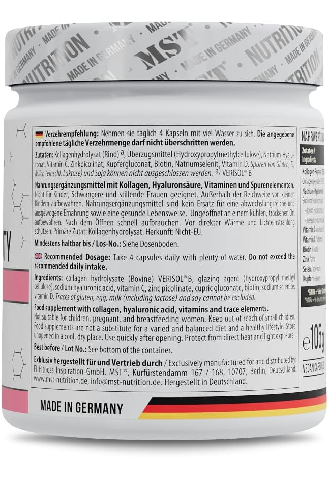 MST - Skin Beauty Formula - 120 Kapseln