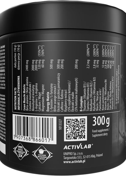Activlab Black Wolf Pre-Workout 300g