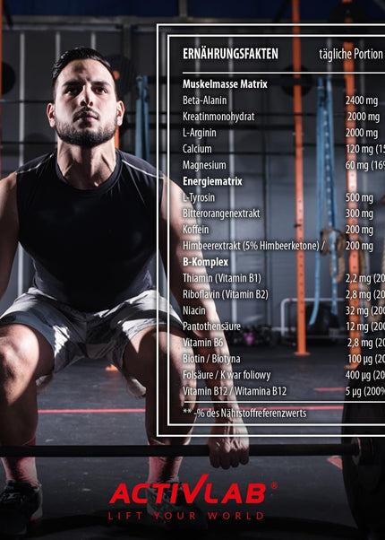 Activlab Black Wolf Pre-Workout 300g