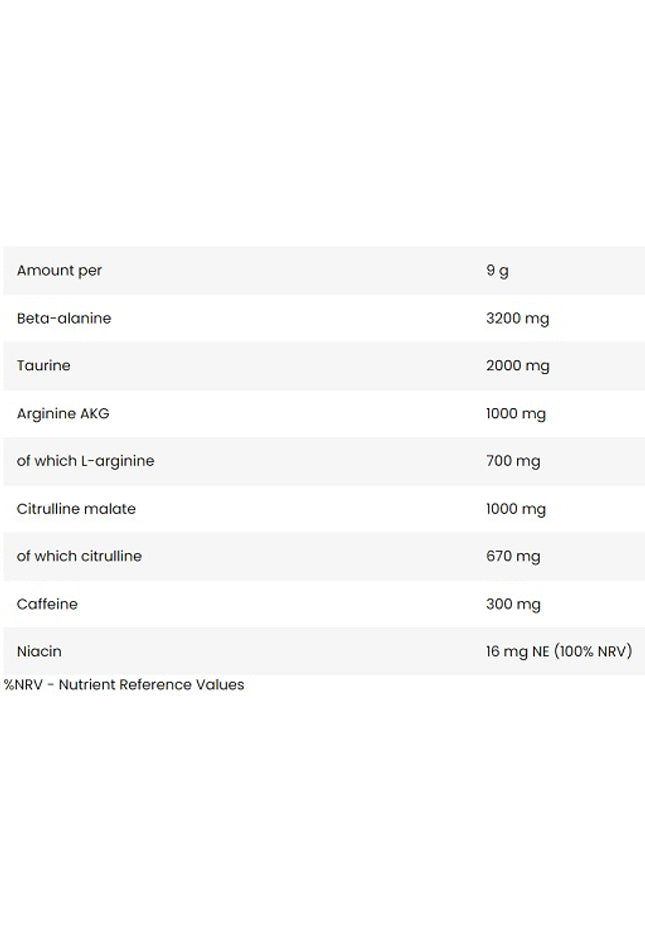 FA Nutrition Core Pump Energizer 270g