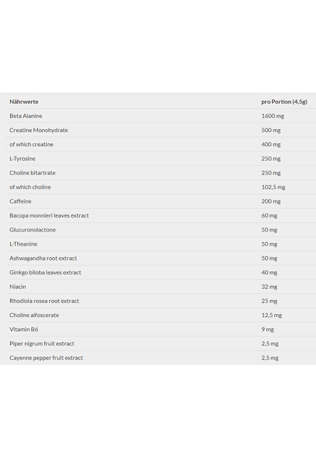 FA Nutrition Xtreme Napalm Energizer 270g