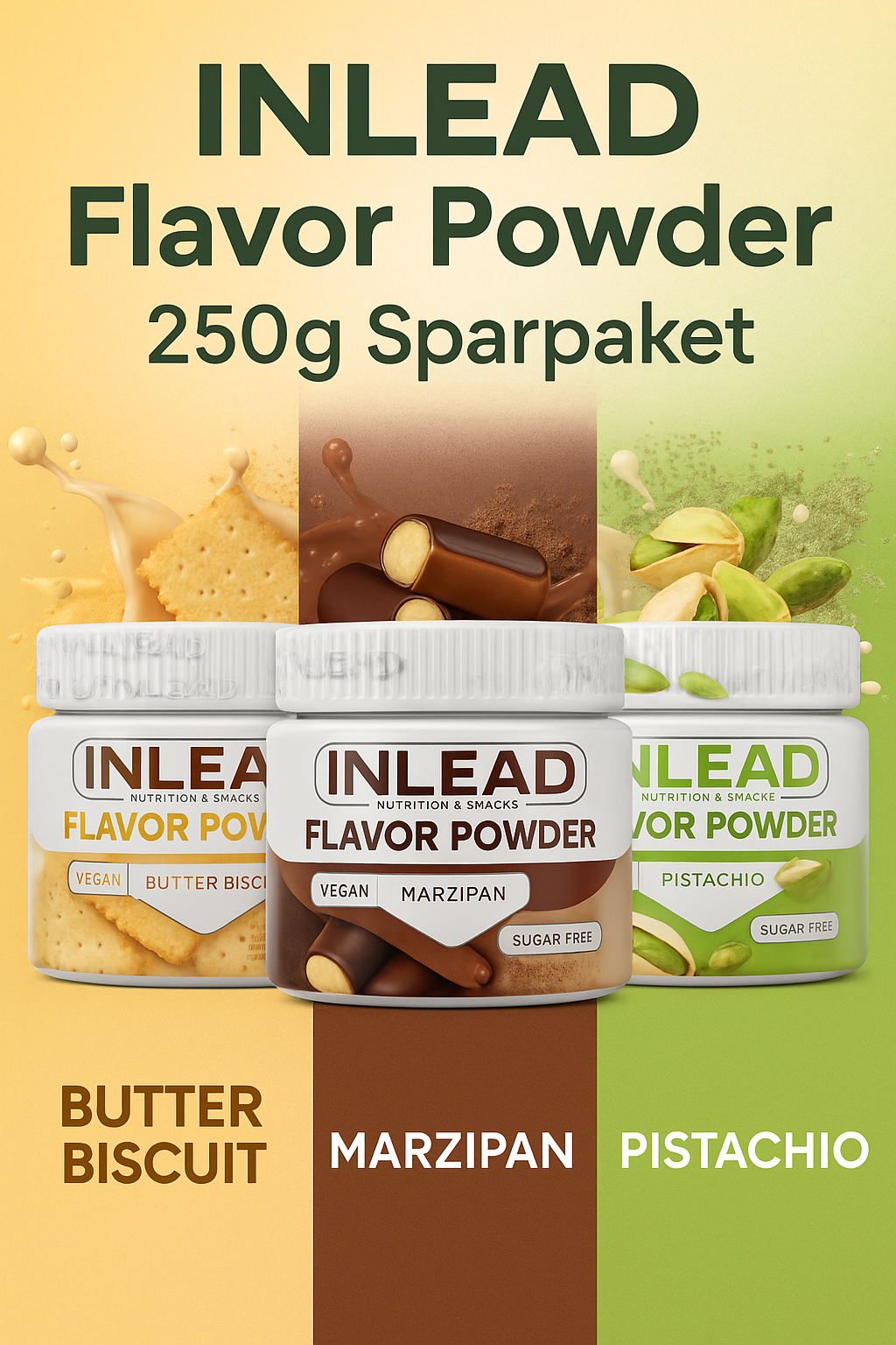 INLEAD Flavor Powder 250g Sparpaket