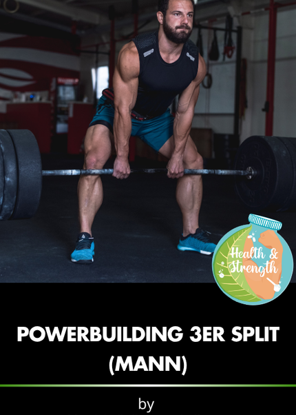 Powerbuilding 3er Split (Männer)
