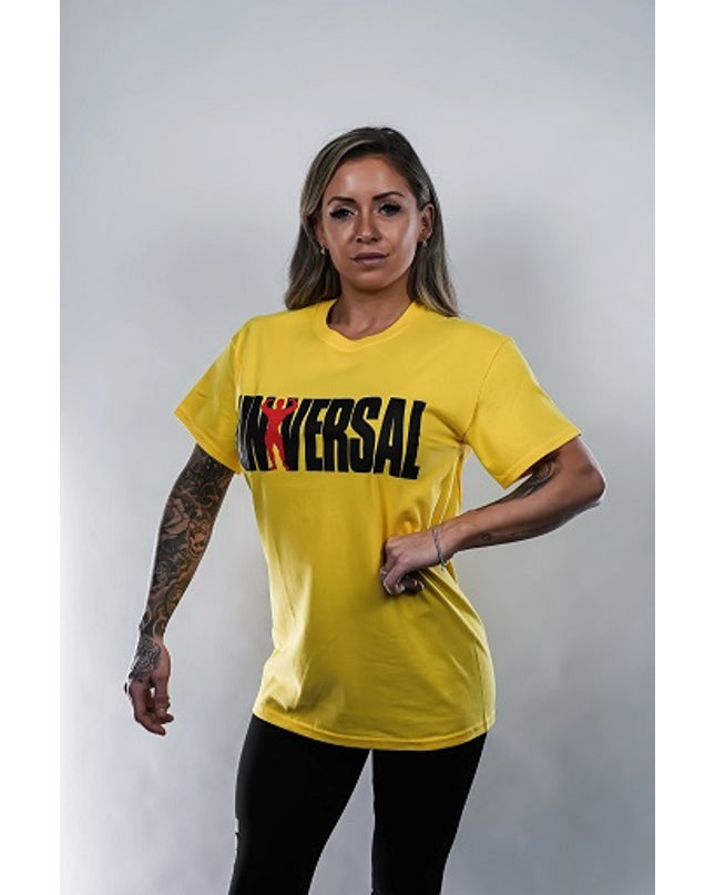 Universal Animal T-Shirt Logo Yellow '77