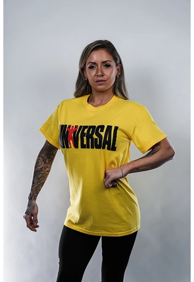 Universal Animal T-Shirt Logo Yellow '77