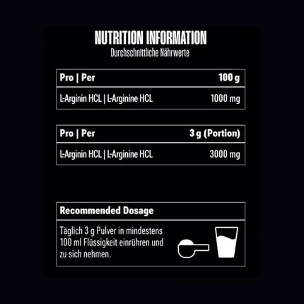 Big Zone Arginine HCl 500g