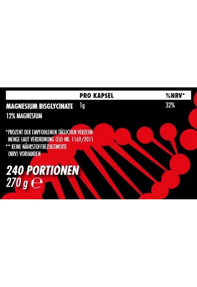 Big Zone Magnesium Bisglycinat 240 Kapseln